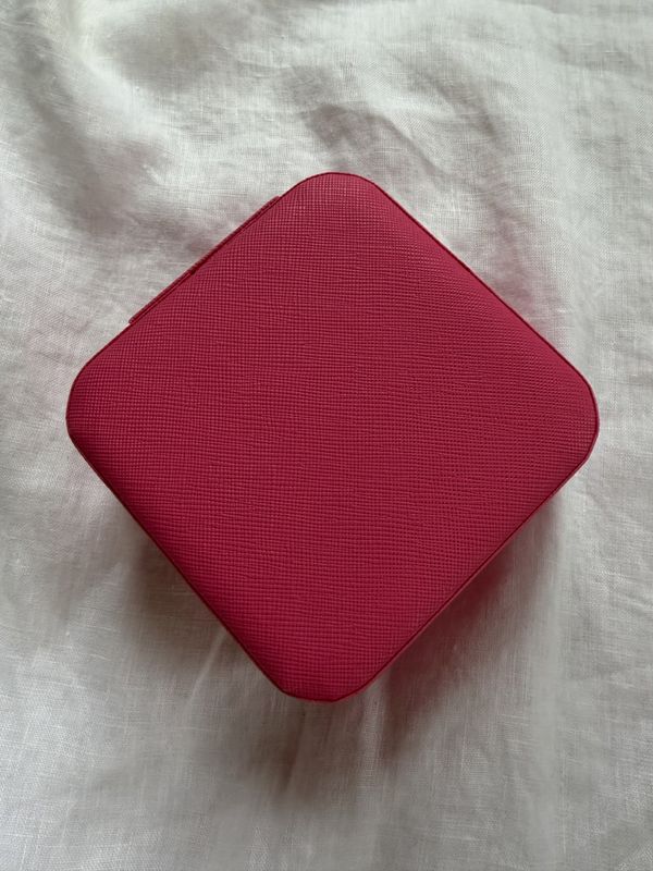 Reisesmykkeskrin - liten - cerise