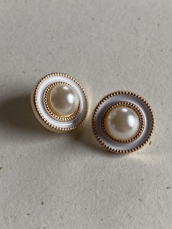 Elegante perleknapper - små