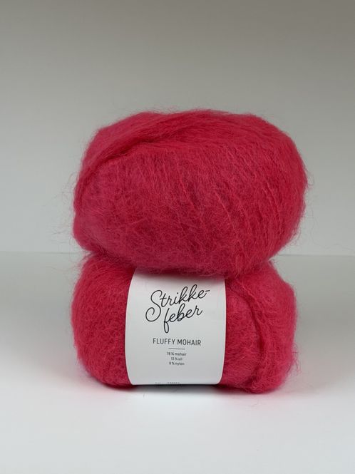 Hovedbilde Fluffy Mohair - Pop Coral  FM321