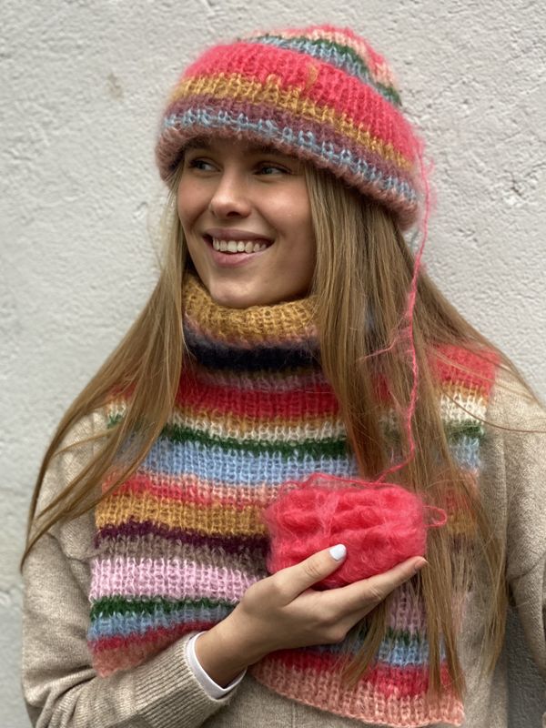 Restefesthals og lue