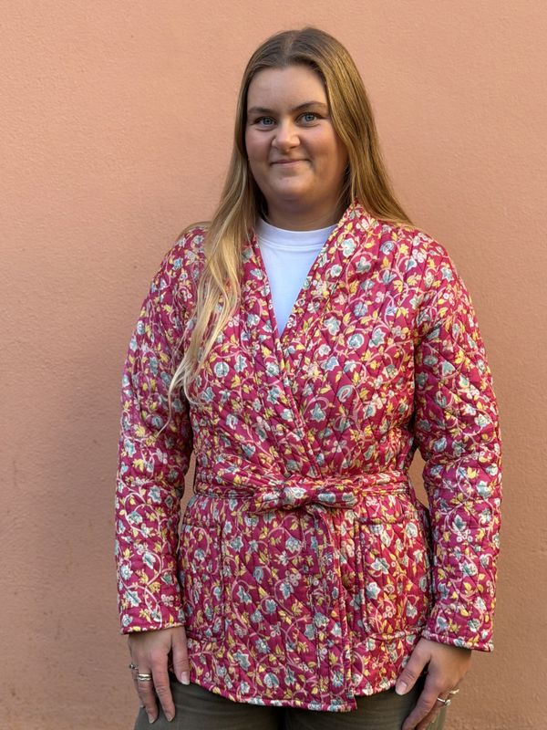 Vintage silke jakke - Linda
