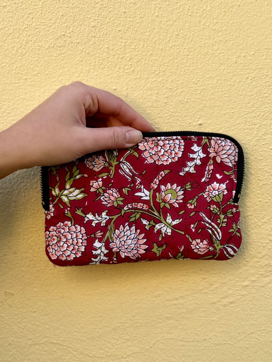 Blockprint clutch - Vivian