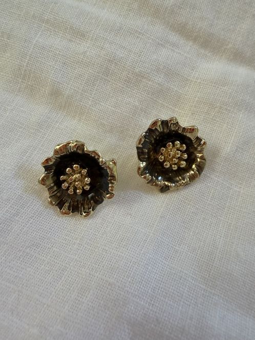 Hovedbilde Sorte metall blomster