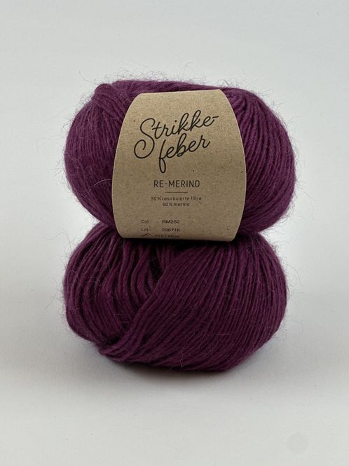 Hovedbilde Re-merino - Plomme RM252