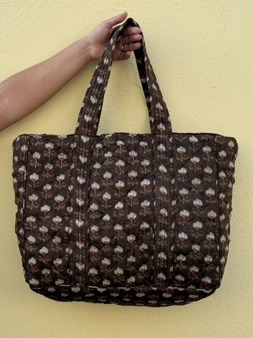 Hovedbilde Johanne - weekend bag blockprint