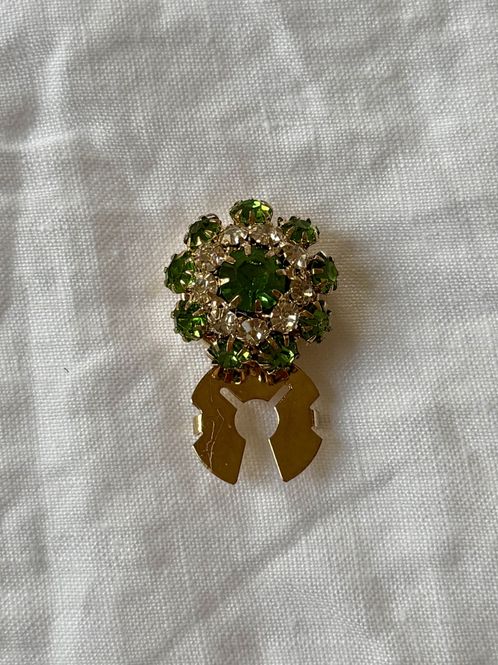 Hovedbilde Button covers - grønn bling