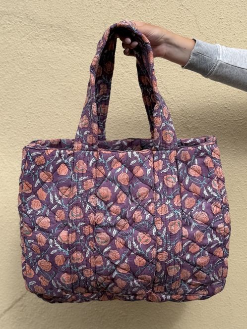 Hovedbilde Eirin - weekend bag blockprint