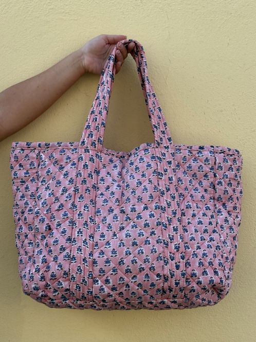 Hovedbilde Linda - weekend bag blockprint