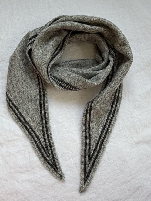 Hovedbilde Cashmere skjerf - Lysgrå og grå