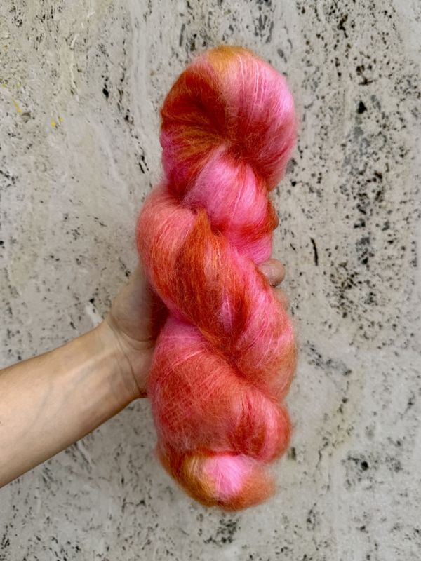Fat Mohair - Rhubarb