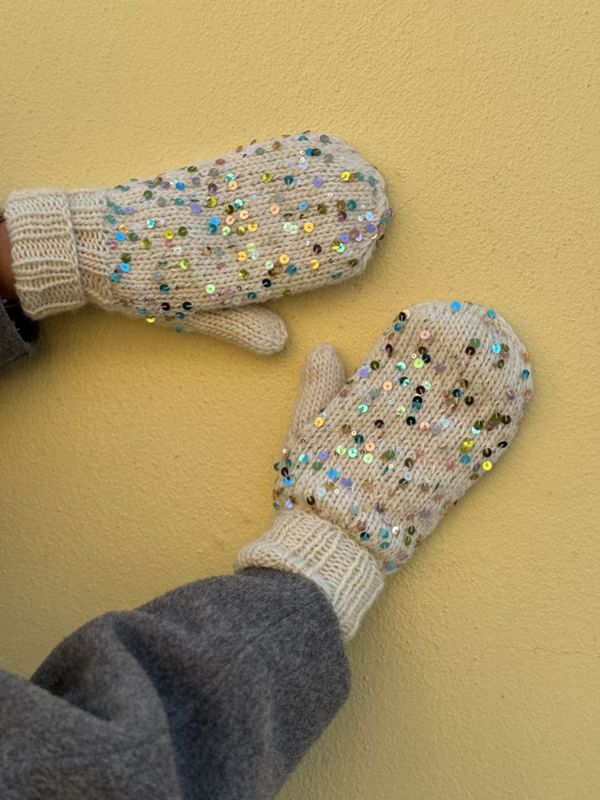 Disco Hat and Mittens