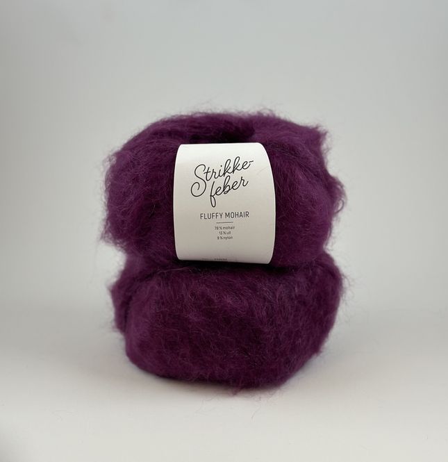 Hovedbilde Fluffy Mohair - Plomme FM252