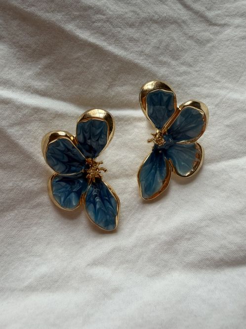 Hovedbilde Stemor øredobber - blå