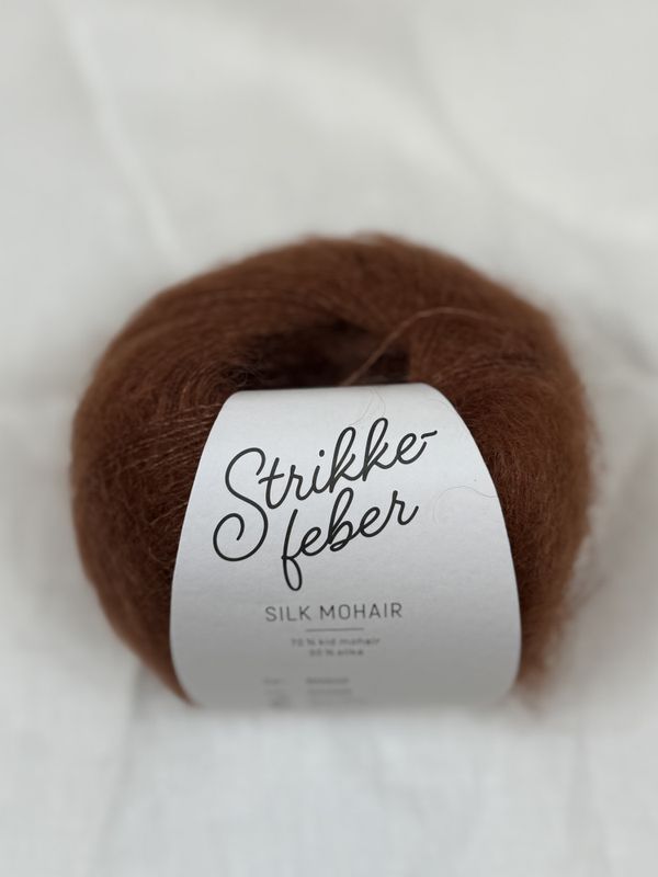 Silk mohair - Melkesjokolade SM242