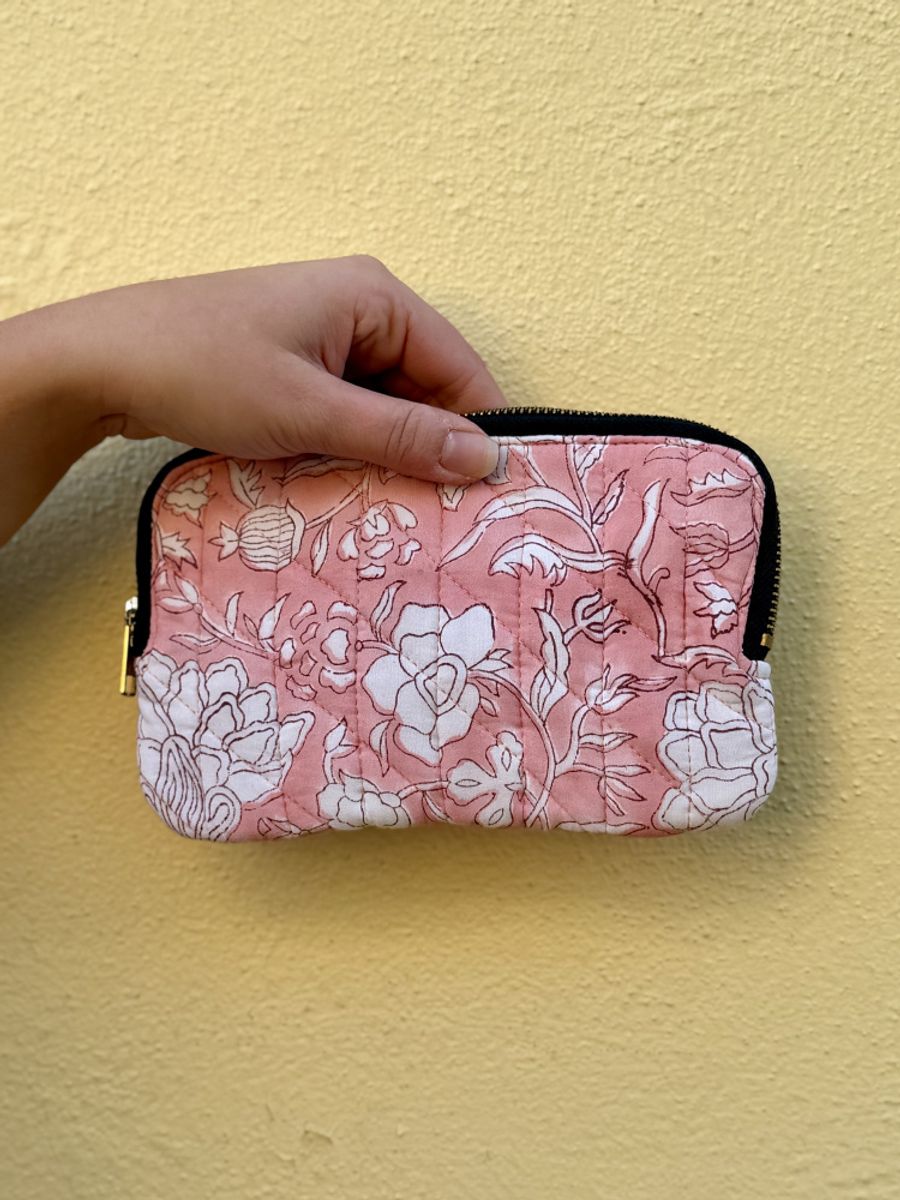 Blockprint clutch - Isabell