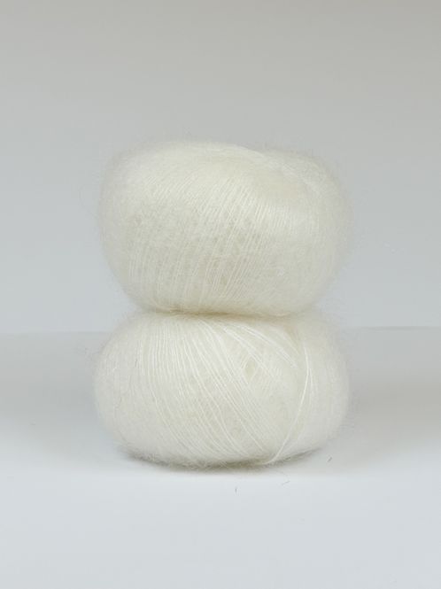 Hovedbilde Silk Mohair - Kokos SM001