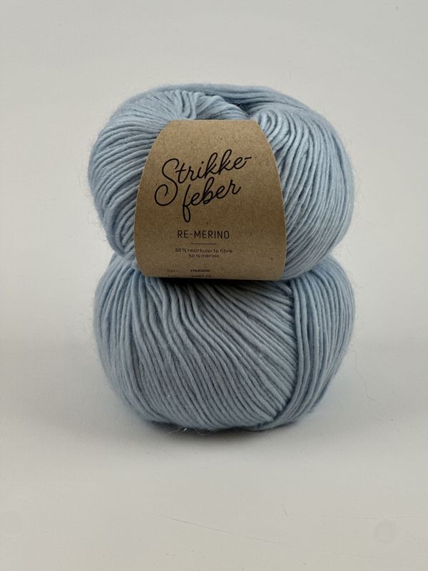 Re-merino - Lys Blå RM308