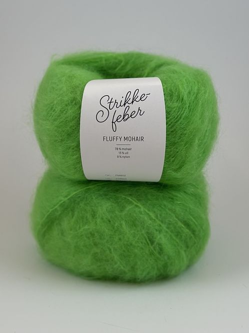 Hovedbilde Fluffy Mohair - Neon Grønn FM802