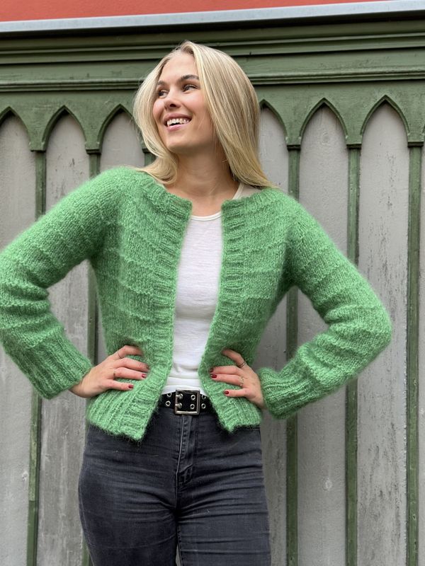 Striper på tvers cardigan