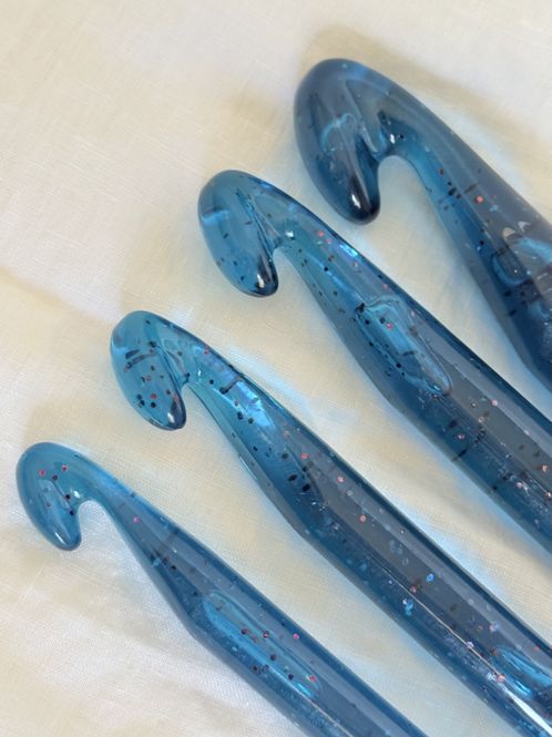 Hovedbilde Heklenåler - big sizes - blå