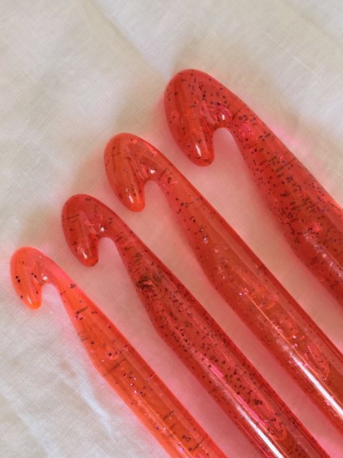 Hovedbilde Heklenåler - big sizes - neon