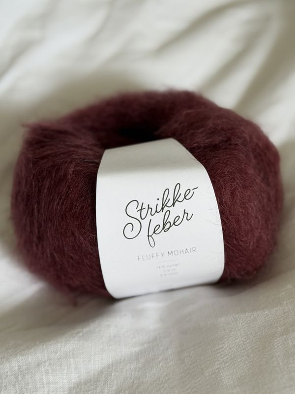 Fluffy Mohair - Burgunder FM076