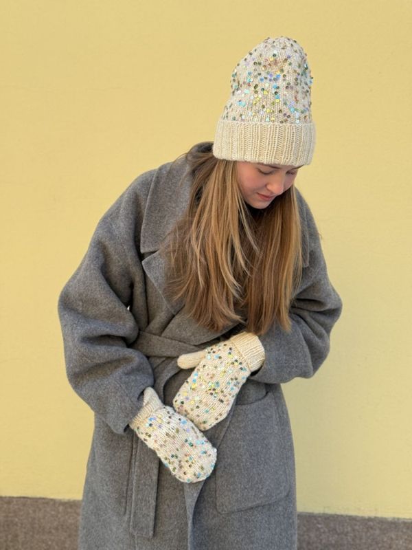 Disco Hat and Mittens